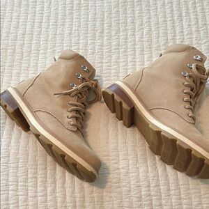 Sorel Tan Ankle Boots